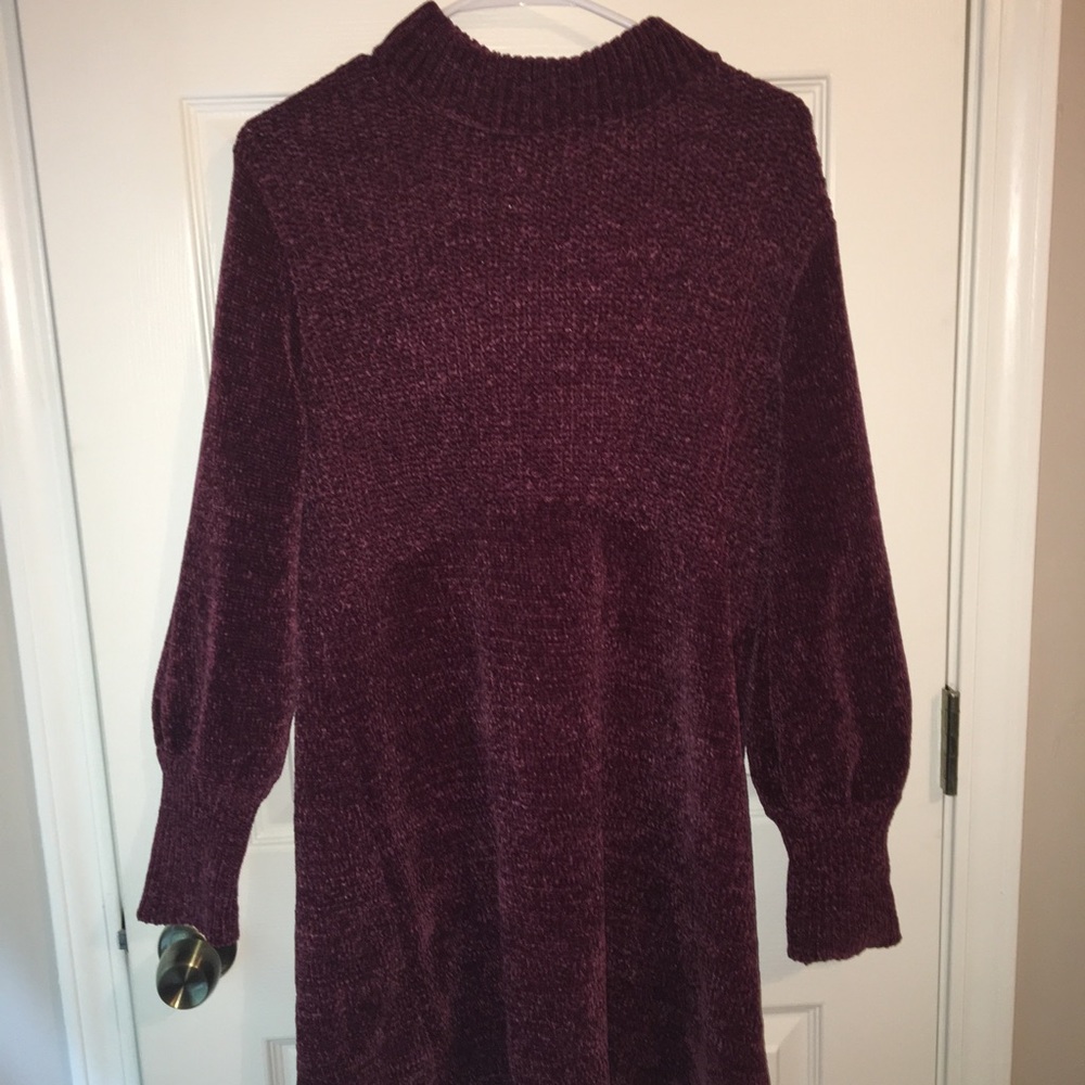 Cranberry Sweater Dress